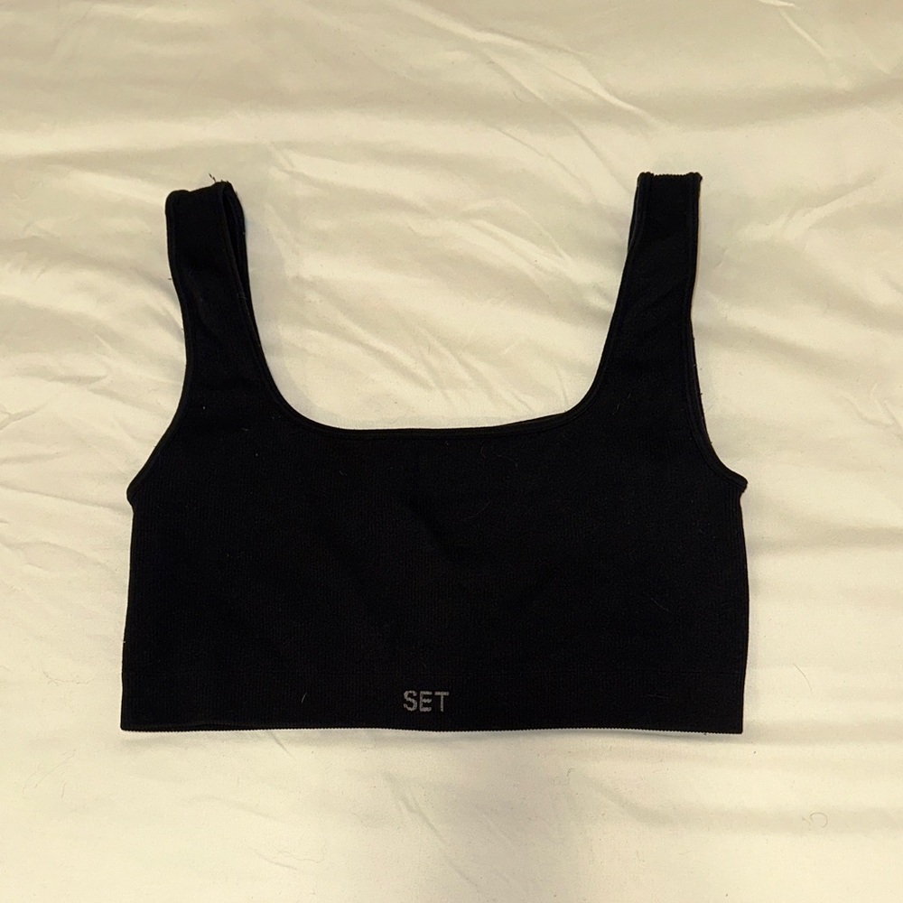 SET Active Black Sports Bra
